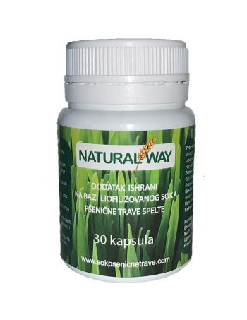 Natural Way sok od psenicne trave u kapsulama