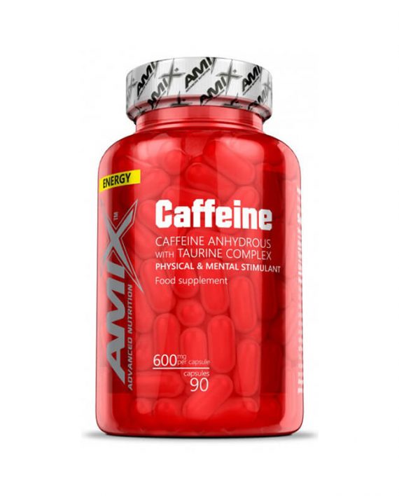 Amix® – Caffeine 200mg with Taurine 90cps