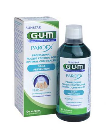 Gum paroex 500 ml vodica za dnevno preventivno ispiranje 0,06 chx