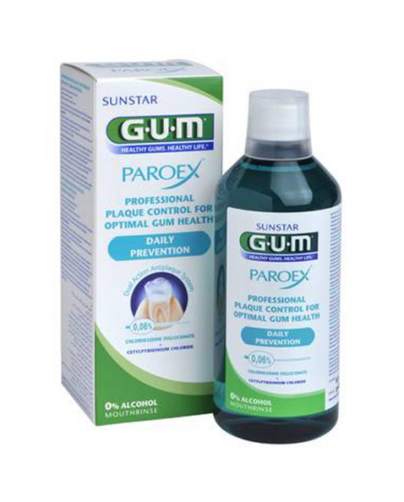 Gum paroex 500 ml vodica za dnevno preventivno ispiranje 0,06 chx