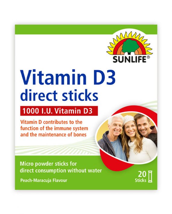 Vitamin D3 Direkt 1000 I.J., 20 kesica